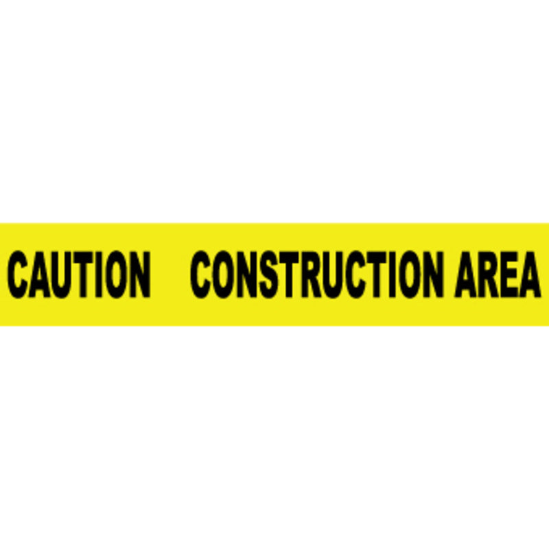 Caution Construction Area, 3" x 1000', Barricade Tape, view 1 of 1