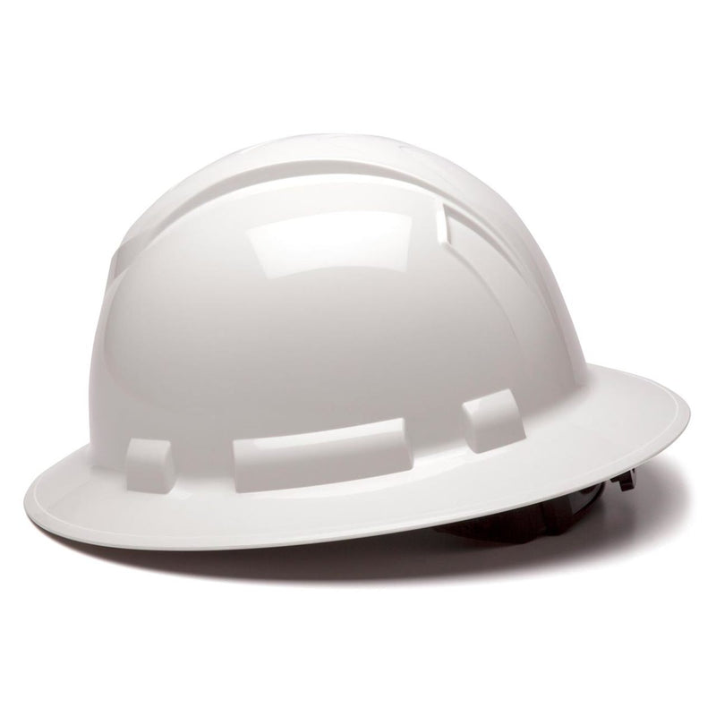 Pyramex Ridgeline Full Brim Hard Hat 6-Point Ratchet Suspension, view 8 of 14