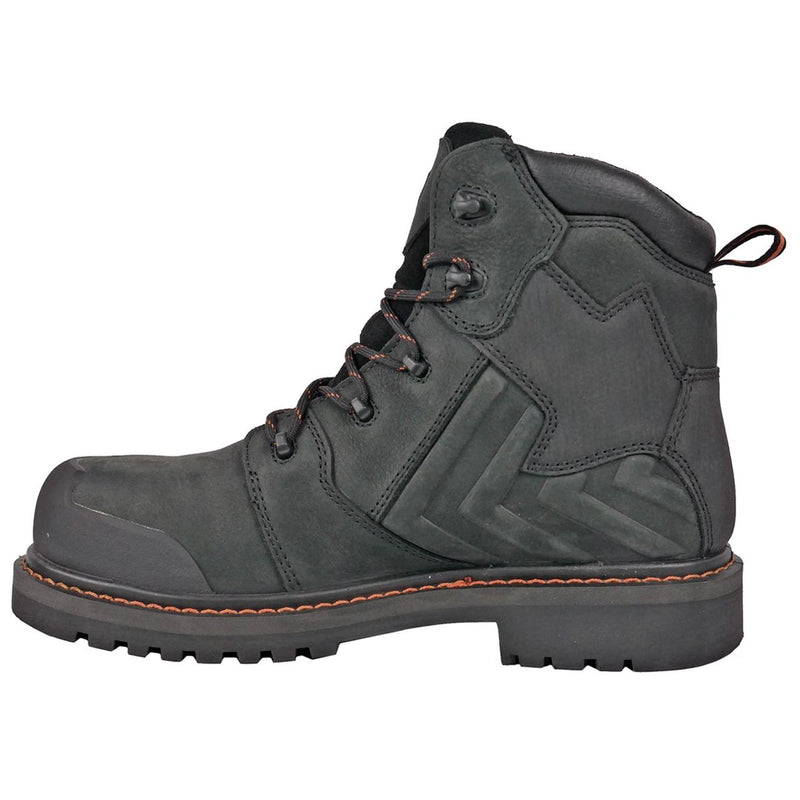 Hoss Men's Bronc 6" Composite Toe Boots, 60145, Black, view 2 of 7