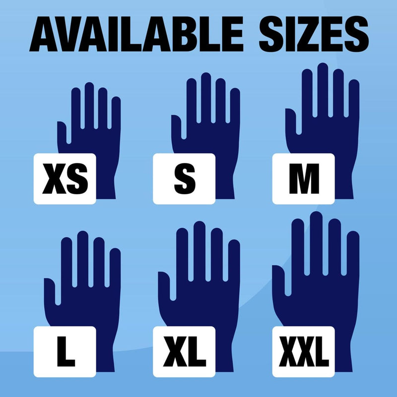 DASH BLU100 Nitrile Exam Grade Disposable Gloves, Light Blue, 4.3 mil, Box of 100, view 7 of 13