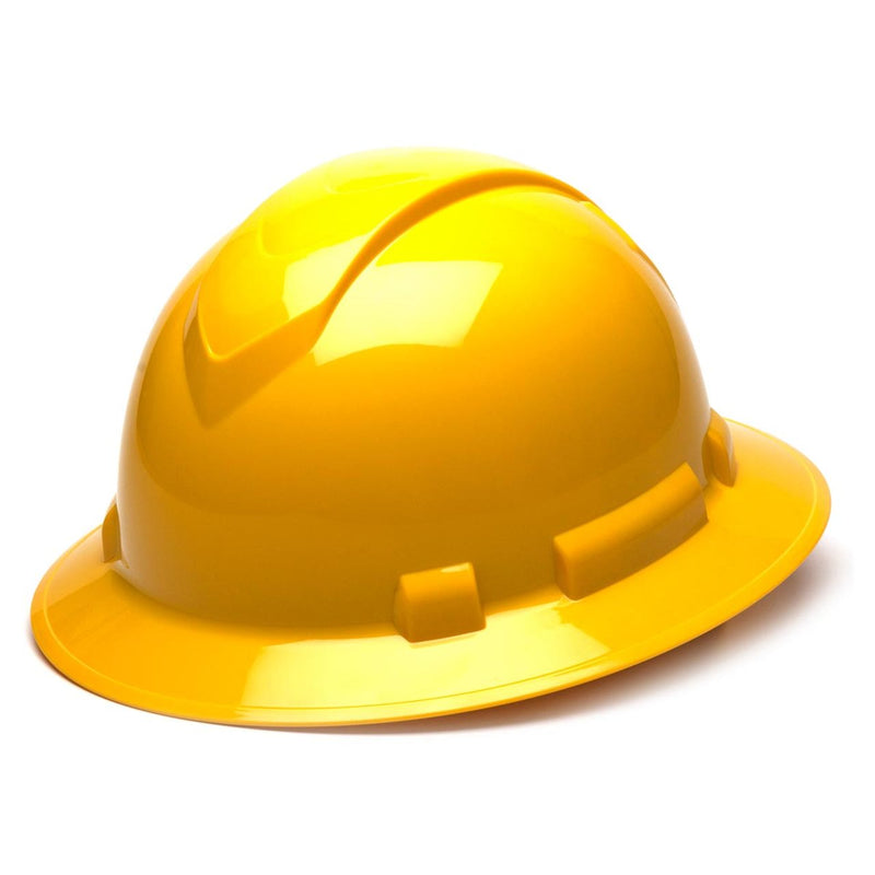 Pyramex Ridgeline Full Brim Hard Hat 6-Point Ratchet Suspension, view 14 of 14