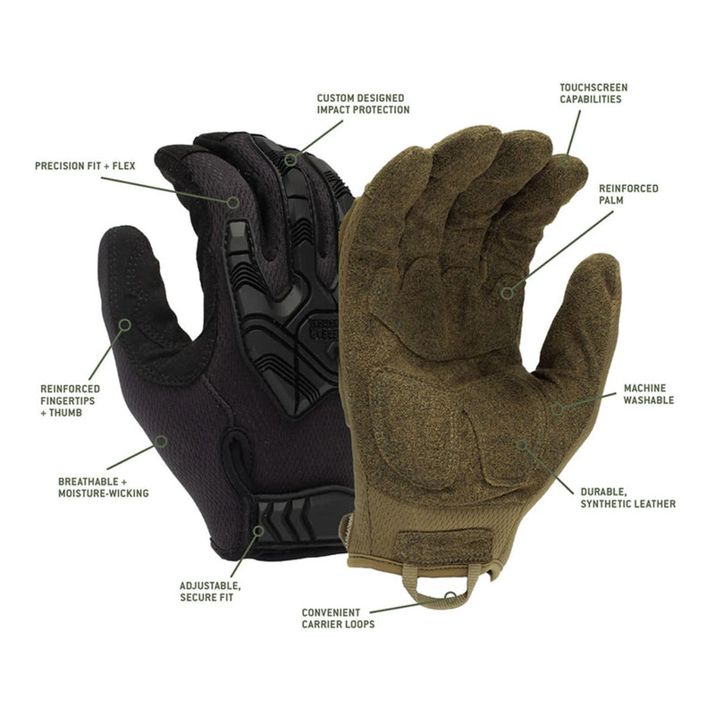 Venture Gear Tactical Heavy-Duty Impact Operator Gloves, VGTG40, view 3 of 5
