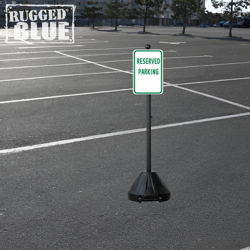 Reserved Parking Sign, 18 in x 12 in, Engineer Grade Reflective Aluminum, view 3 of 3