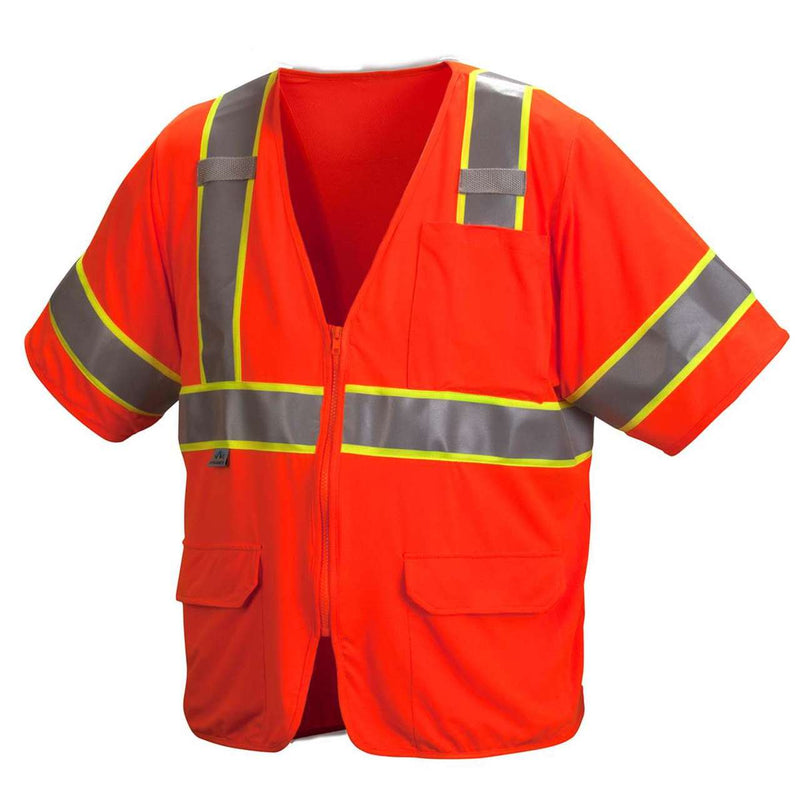 Pyramex RVZ35 Type R Class 3 Hi-Vis Safety Vest, view 5 of 7