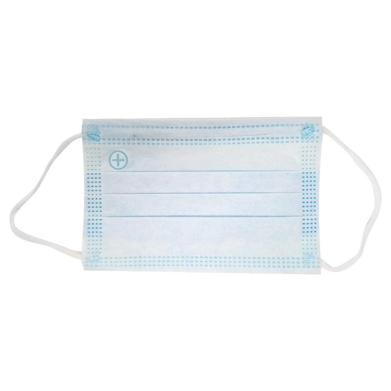 Altor Safety Kids Disposable Face Mask 52212, 3-Ply ASTM Level 2, USA Made, Blue, Box of 50, view 3 of 3