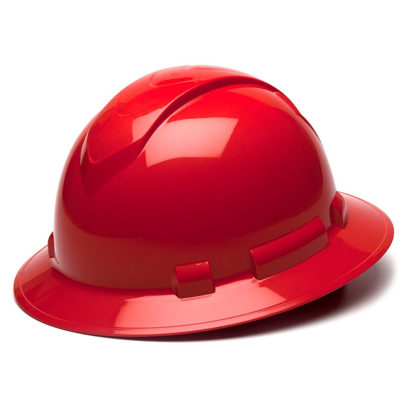Pyramex Ridgeline Full Brim Hard Hat 6-Point Ratchet Suspension, view 11 of 14