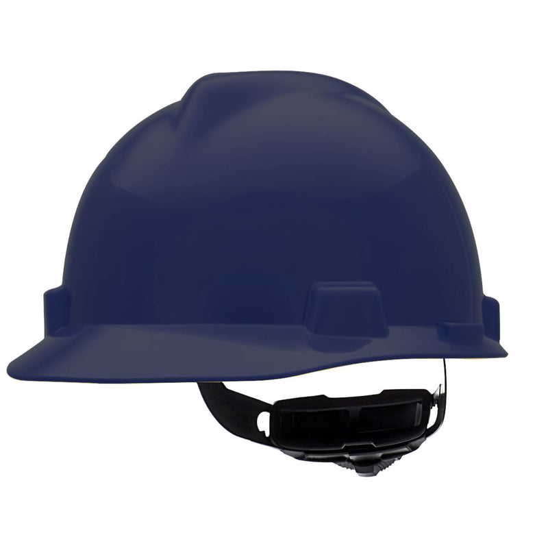 MSA V-Gard Cap Style Hard Hat Fas-Trac III Ratchet Suspension, view 9 of 24