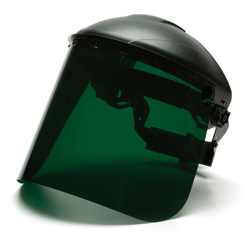 Pyramex Dark Green Tinted Polyethylene Face Shield - S1035, view 2 of 3