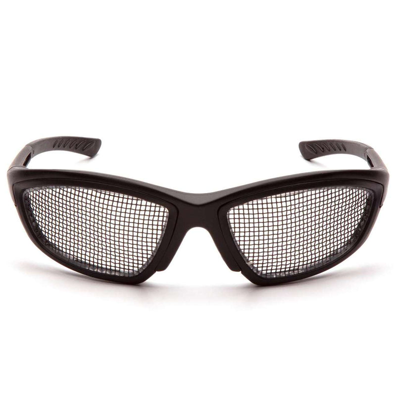 Pyramex Trifecta Safety Glasses, Wire Mesh Lens, Black Frame, view 2 of 5