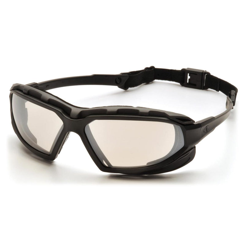Pyramex Highlander Plus Foam Padded Sealed Safety Glasses, Black/Gray Frame, view 9 of 10