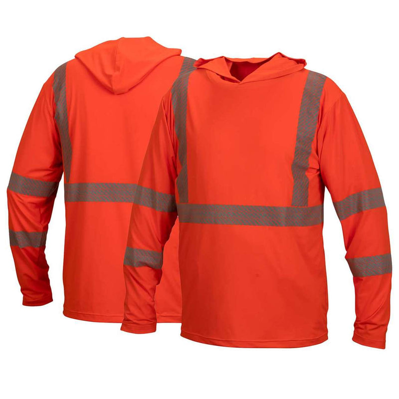Pyramex RLPH1 Type R Class 3 Hi-Vis Lightweight Hoodie, view 6 of 9