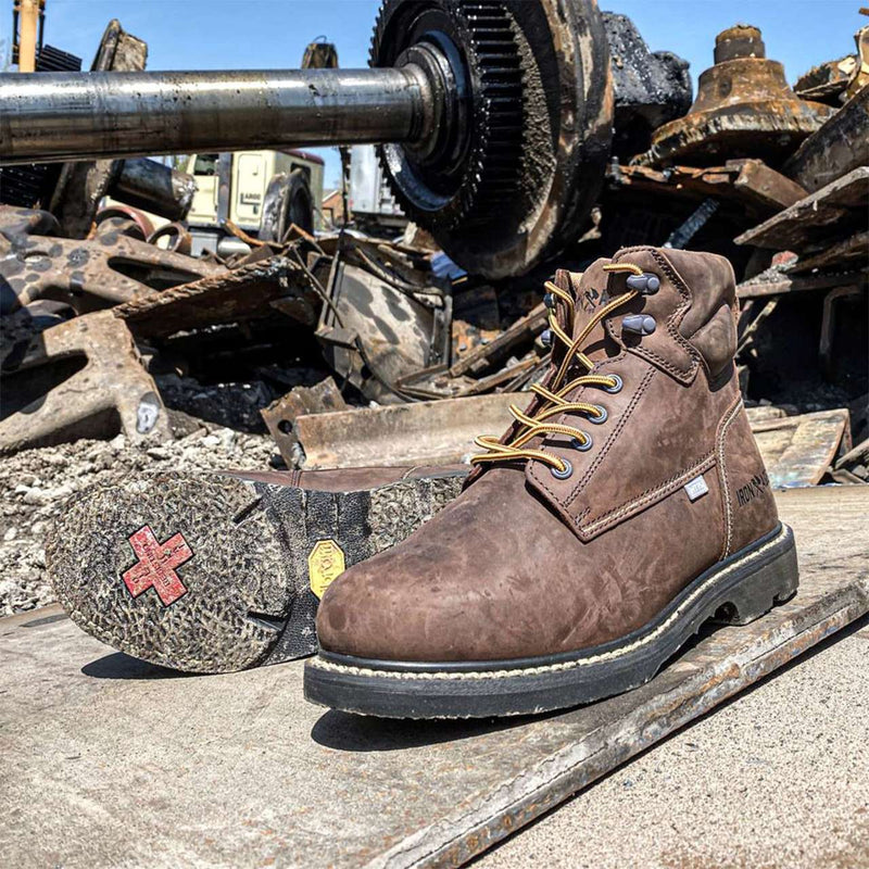 Iron Age Men's Groundbreaker 6" with Internal Met Guard EH Steel Toe Boots - IA5014, view 6 of 7