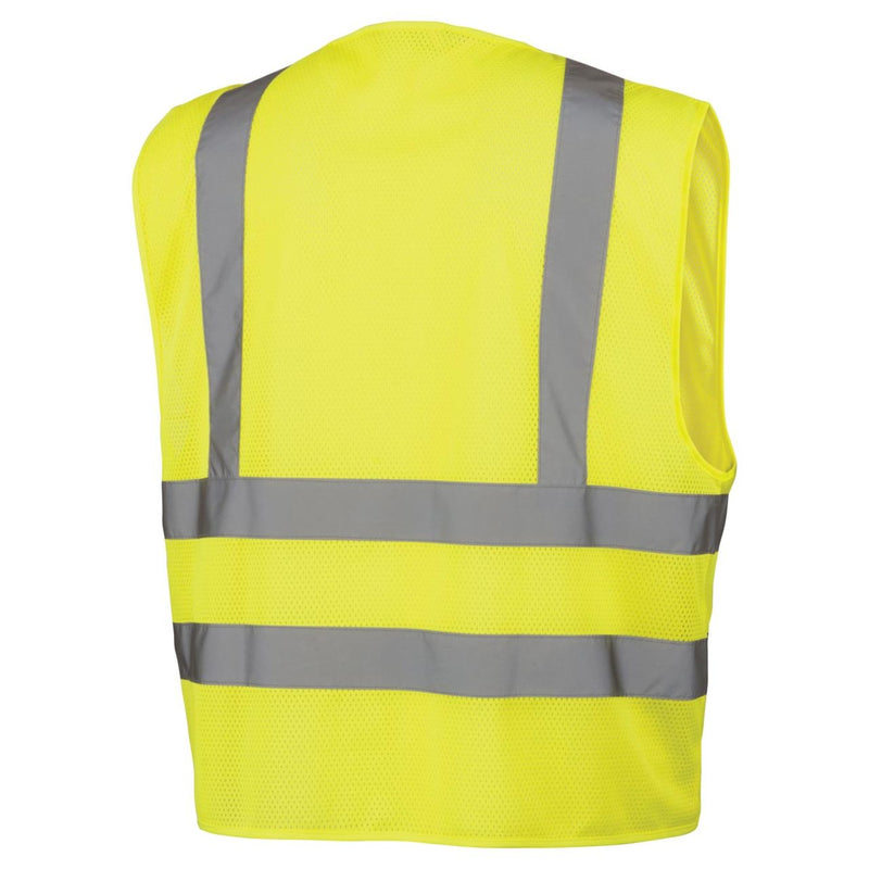 Pyramex RVZ26 Type R Class 2 Hi-Vis Mesh Safety Vest, view 2 of 7
