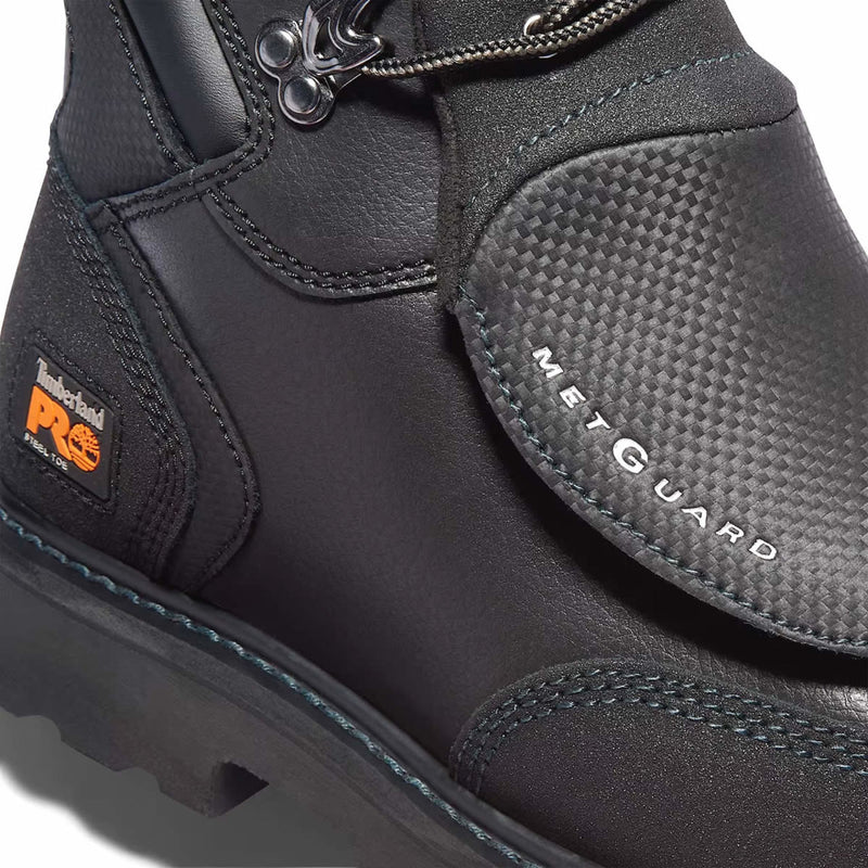 Timberland PRO Men's 6" EH Met Guard Steel Toe Work Boots, TB1400000011, view 5 of 6