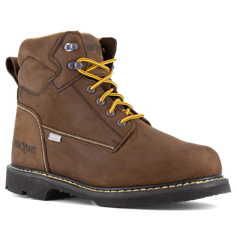 Iron Age Men's Groundbreaker 6" with Internal Met Guard EH Steel Toe Boots - IA5014, view 1 of 7