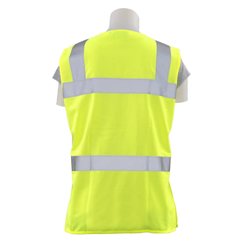 Girl Power Women's Type R Class 2 Safety Vest, Hi-Viz Lime, S720, view 2 of 3