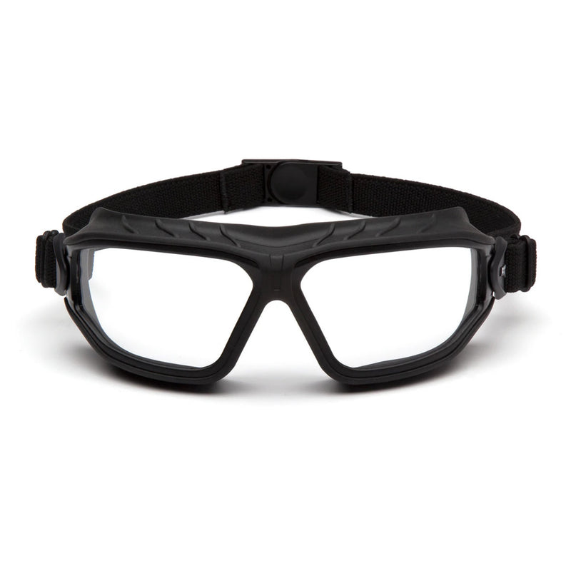 Pyramex Torser Rubber Gasket Sealed Safety Glasses, H2MAX Anti-Fog Lens, Black Strap, view 2 of 8