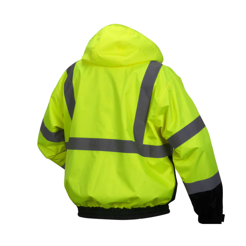 Pyramex RJ31H Type R Class 3 Hi-Vis Heated Waterproof Fleece Lined Jacket, RJ3110H, view 2 of 6