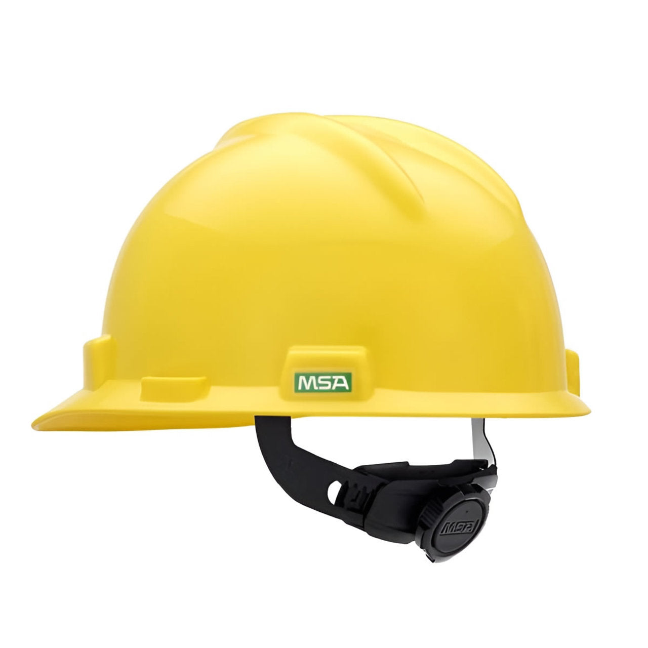 MSA Small V-Gard Cap Style Hard Hat Fas-Trac III Suspension - 477479 - Yellow