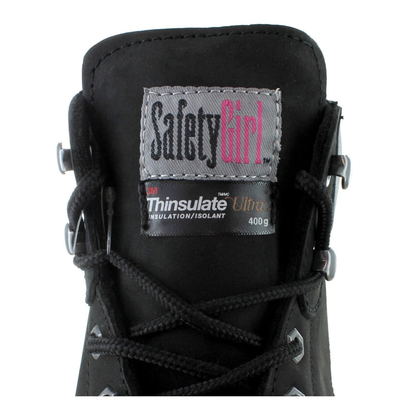 Safety Girl Women's Insulated Work Boots - Black, view 9 of 10