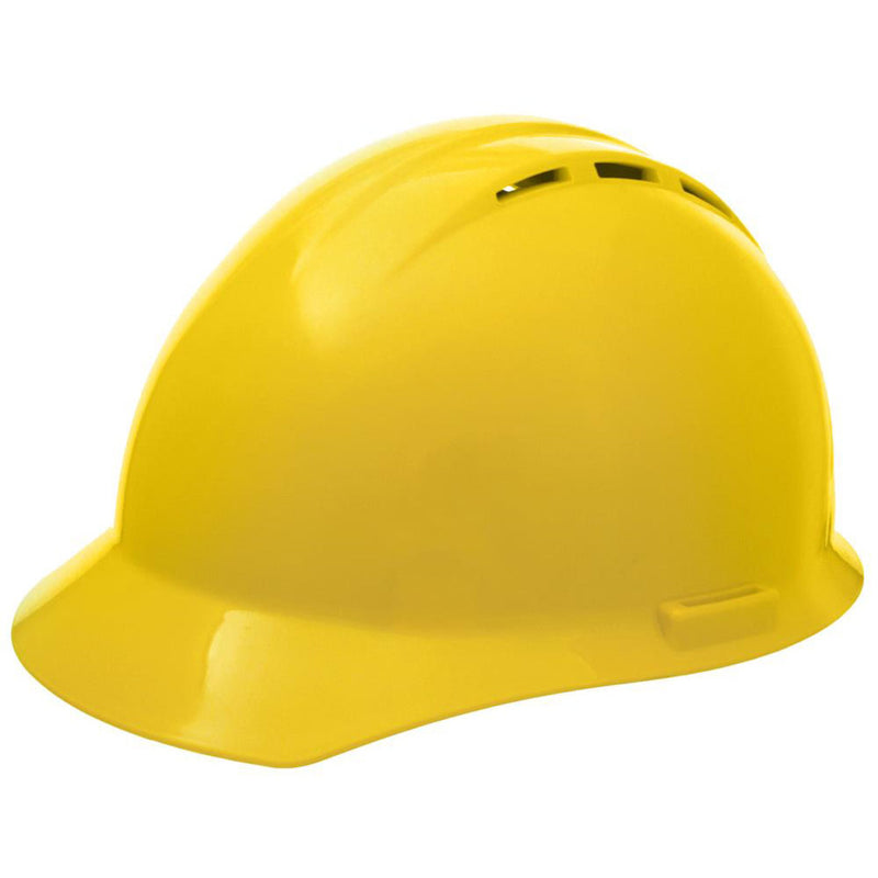 Delta Plus Americana Vented Cap Style Hard Hat, 4-Point Ratchet Suspension, view 8 of 10