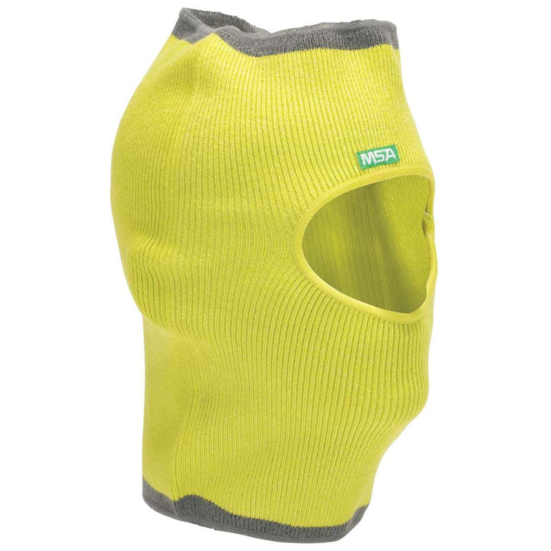 MSA V-Gard Winter Hard Hat Liner, 10118418, Hi-Viz Yellow-Green, view 5 of 6