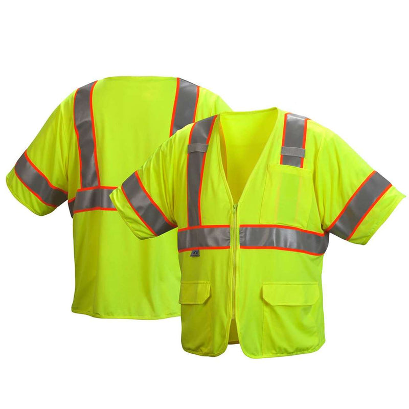 Pyramex RVZ35 Type R Class 3 Hi-Vis Safety Vest, view 3 of 7