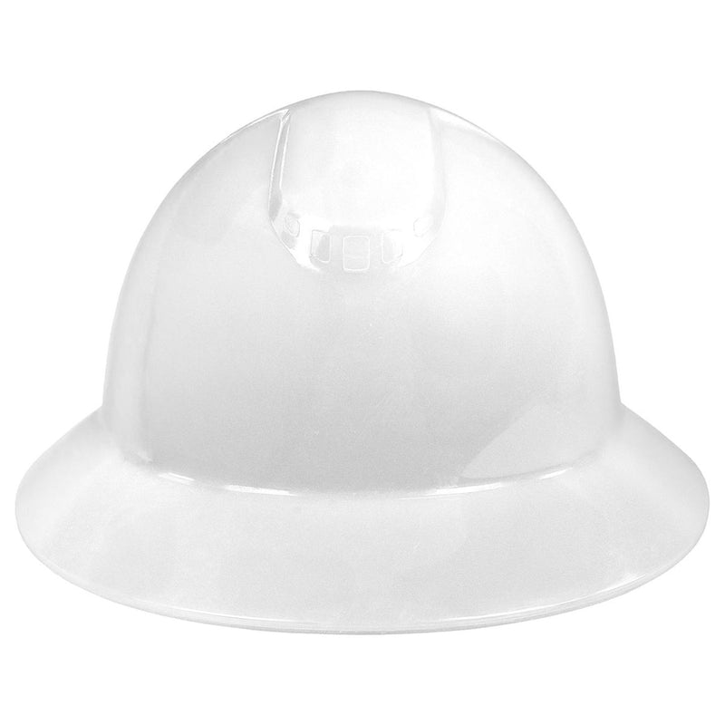 Rugged Blue Defender Full Brim Hard Hat, 6-Point Ratchet Suspension, RBH300, view 2 of 23