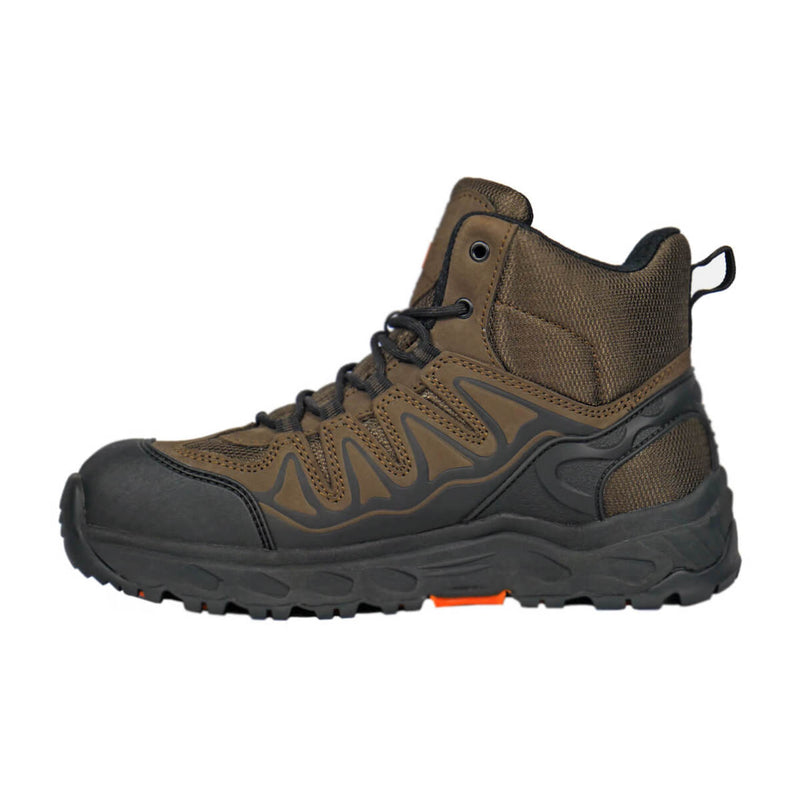 Hoss Eric Hi Aluminum Toe Boots, 50239, Brown, view 2 of 8