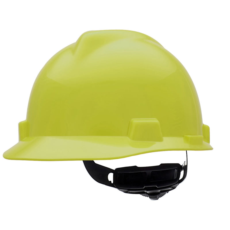 MSA V-Gard Cap Style Hard Hat Fas-Trac III Ratchet Suspension, view 15 of 24