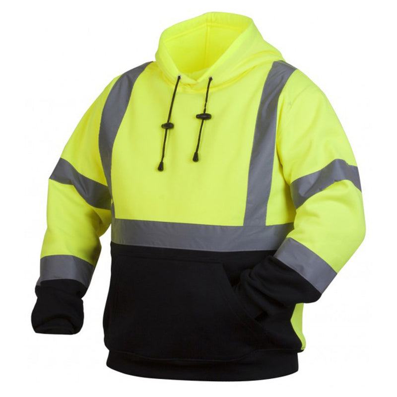 Pyramex RSSH32 Type R Class 3 Hi-Vis Pullover Hooded Sweatshirt, view 1 of 4