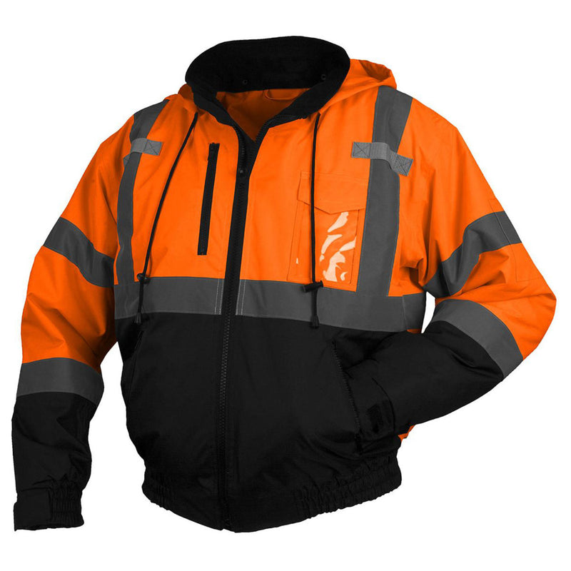 Pyramex RJ31 Type R Class 3 Hi-Vis Waterproof Fleece Lined Jacket, view 3 of 6