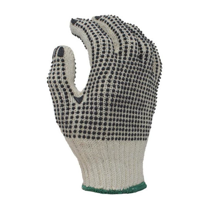 TASK 7G 2-Sided PVC Dotted Gloves, TSK11201, Natural/Black, view 1 of 3