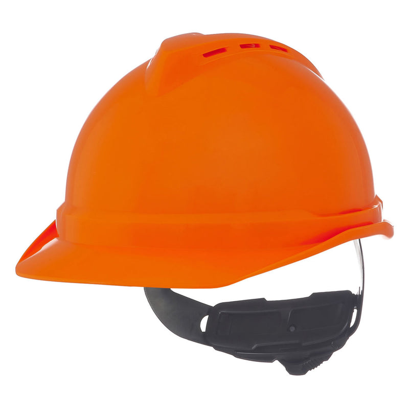 MSA V-Gard 500 Fas-Trac III 6-Point Ratchet Vented Hard Hat, view 11 of 13
