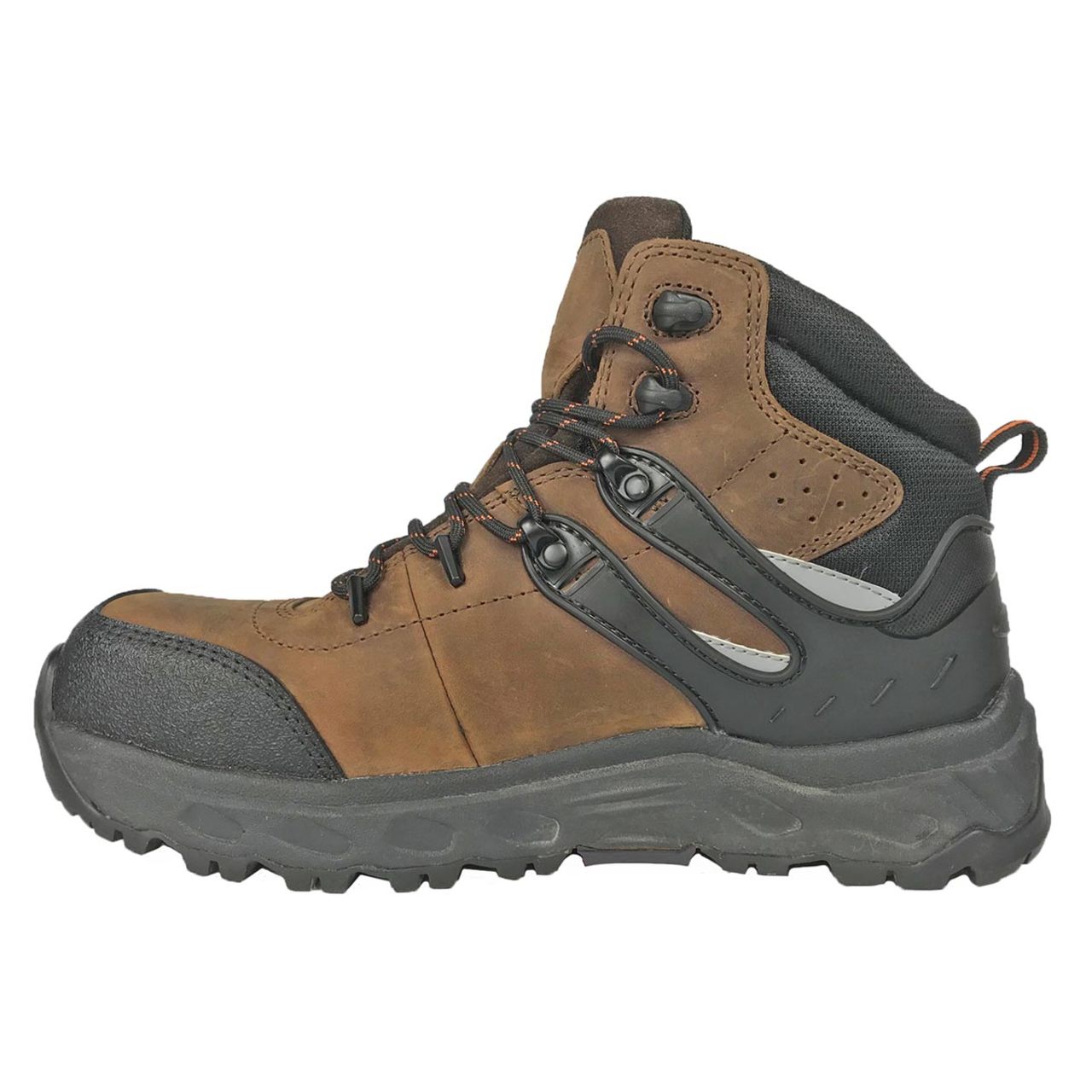 Hoss Men's Stomp 6" Aluminum Toe Boots, 60203, Brown Hoss Men's Stomp 6" Aluminum Toe Boots, 60203, Brown