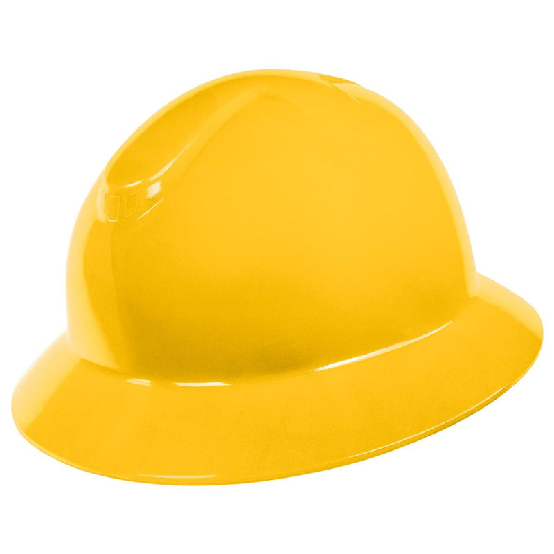 Rugged Blue Defender Full Brim Hard Hat, 6-Point Ratchet Suspension, RBH300, view 12 of 23