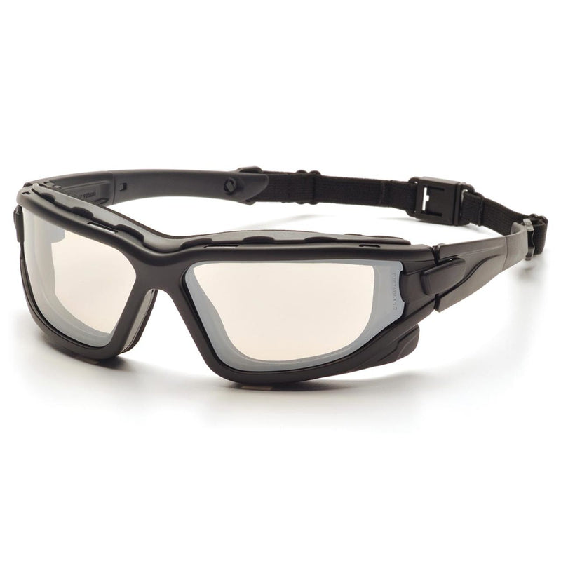 Pyramex I-Force Dual Pane Sealed Safety Glasses, Black Frame/Strap, view 10 of 12
