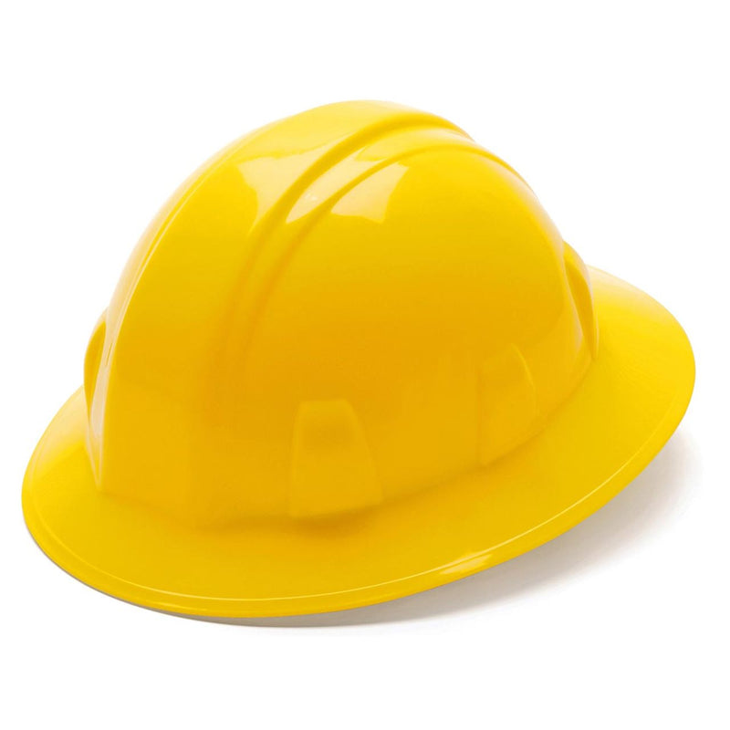Pyramex SL Series Full Brim Hard Hat 4-Point Ratchet Suspension, view 8 of 15
