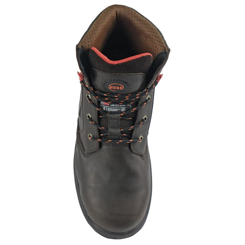 Hoss Men's Hudson 400g Insulated 6" Composite Toe Boots, 60466, Brown, view 7 of 7