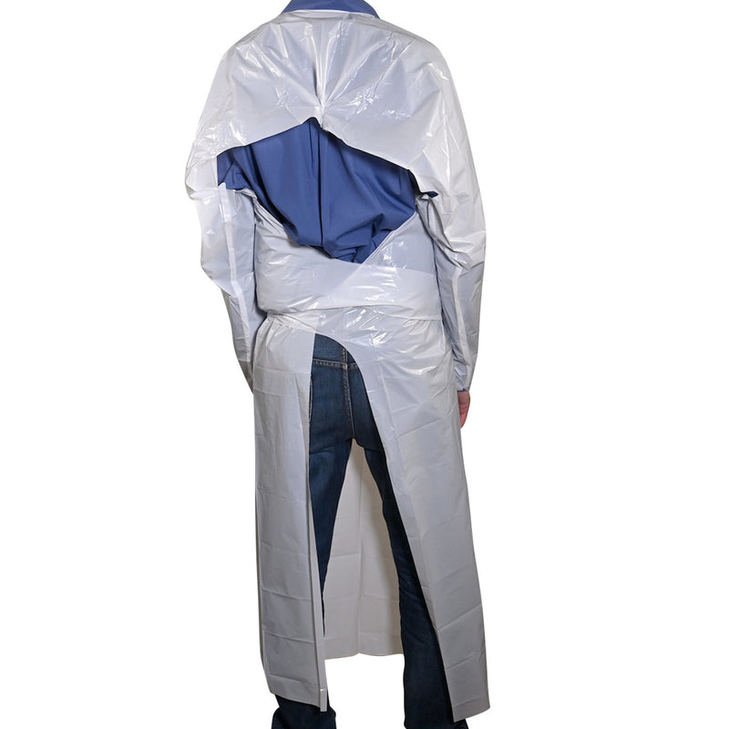 UMBO 47" Polyethylene CPE Gown with Thumb Loops - H232 - Pack of 10, view 7 of 18
