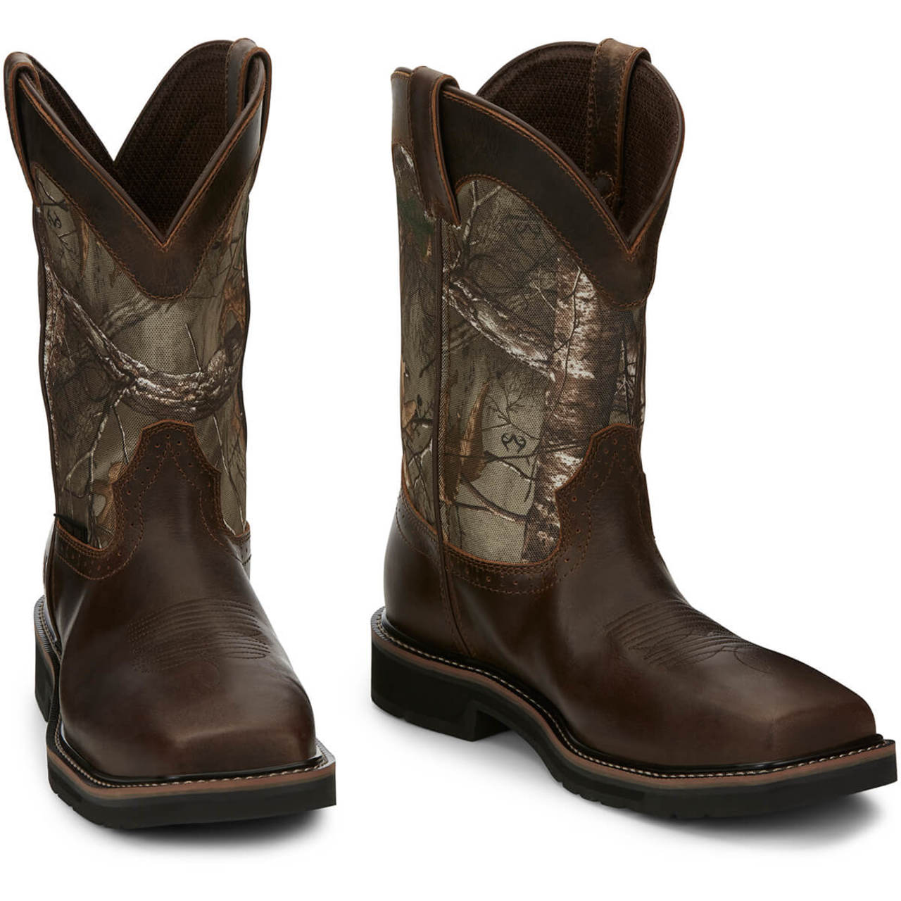 Justin Men's Trekker 11" Waterproof EH Composite Toe Boots, SE4677, Brown Justin Men's Trekker 11" Waterproof EH Composite Toe Boots, SE4677, Brown