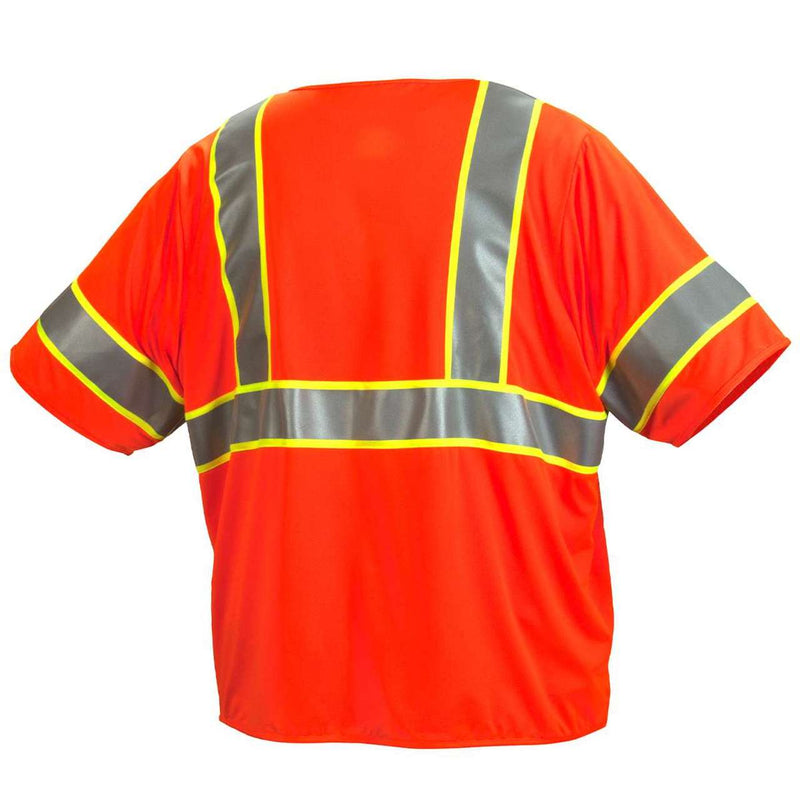 Pyramex RVZ35 Type R Class 3 Hi-Vis Safety Vest, view 6 of 7