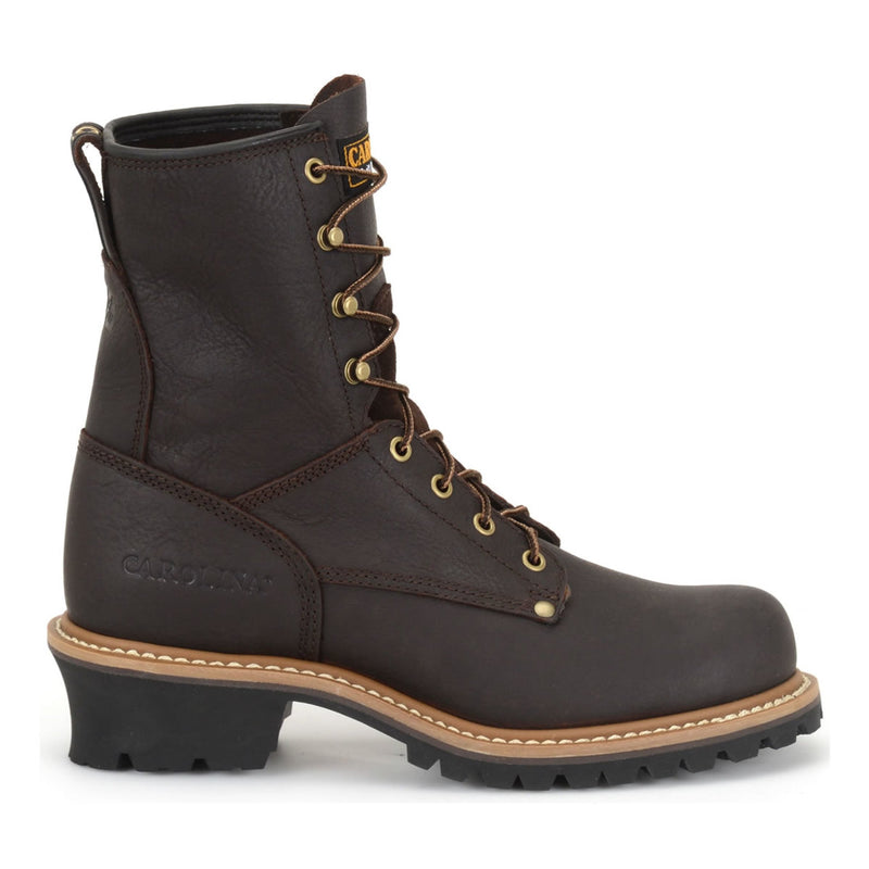 Carolina Men's Elm 8" Loggers EH Soft Toe Boots, 821, Briar Pitstop, view 1 of 6