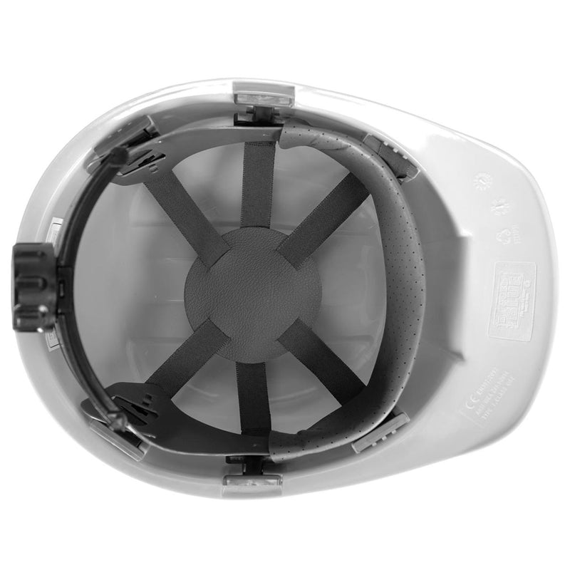 Rugged Blue Defender Cap Style Hard Hat, 6-Point Ratchet Suspension, RBH200, view 4 of 23