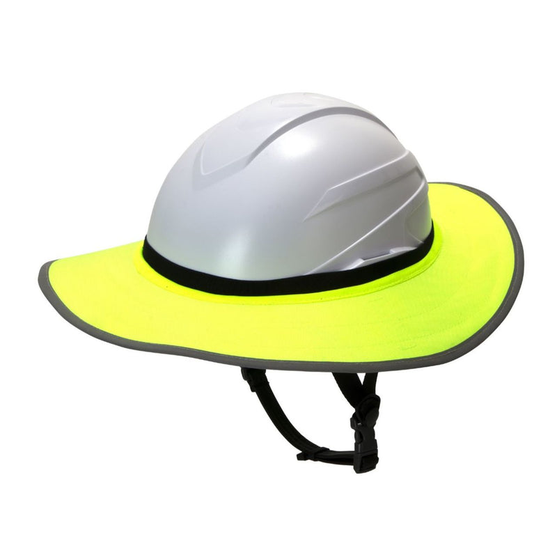 Pyramex Ridgeline Sun Shade, Hi-Vis Lime, view 1 of 5