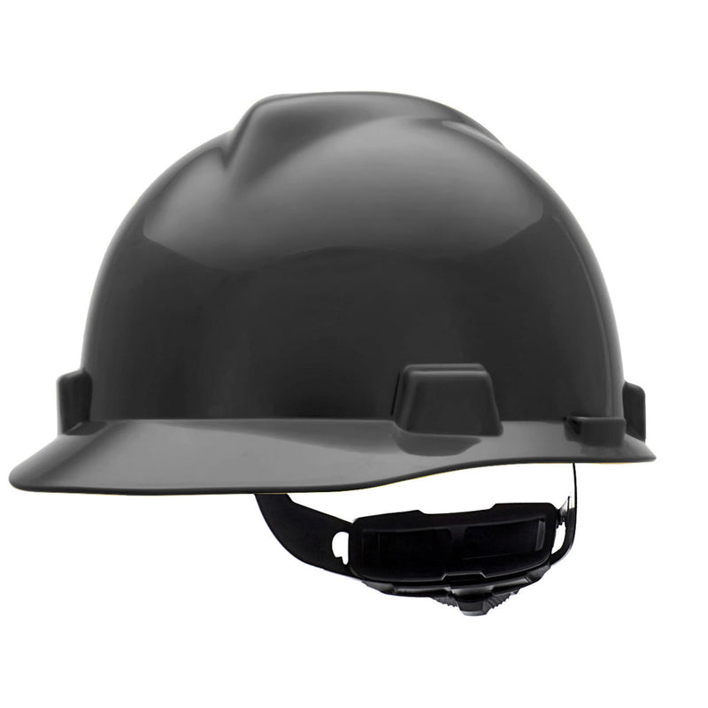 MSA V-Gard Cap Style Hard Hat Fas-Trac III Ratchet Suspension, view 6 of 24
