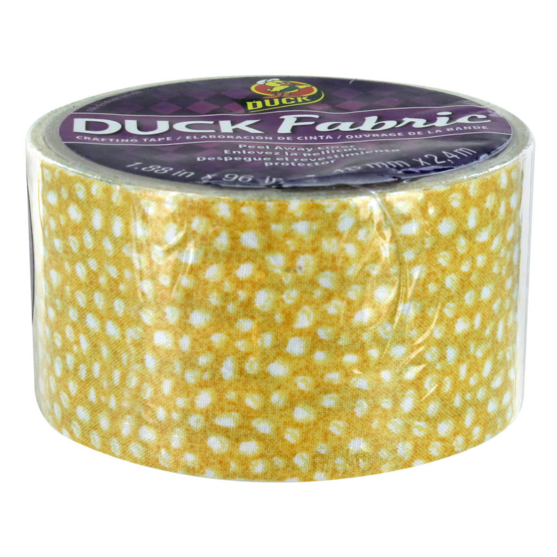 Duck Tape Yellow Speckled Dot Fabric Crafting Tape - 281613, view 2 of 2