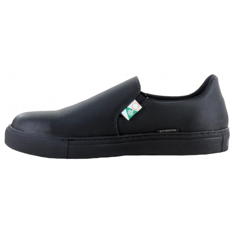 Mellow Walk Women's Jessica Slip-On ESR/EH Steel Toe Shoes, 482339, Black, view 3 of 7
