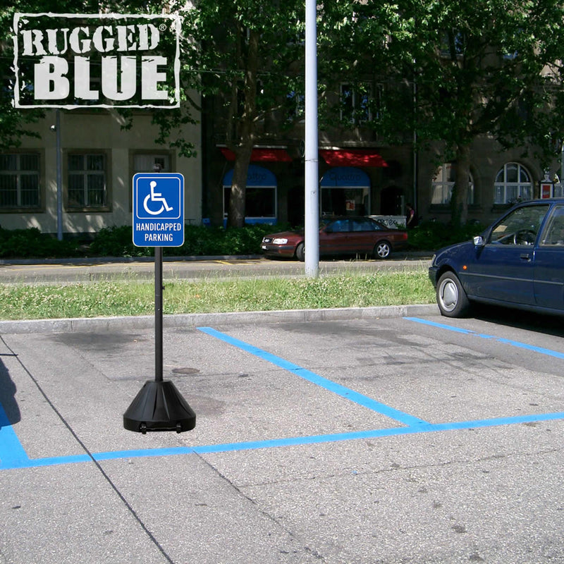 Handicapped Parking Sign, 18 in x 12 in, Engineer Grade Reflective Aluminum, view 3 of 3