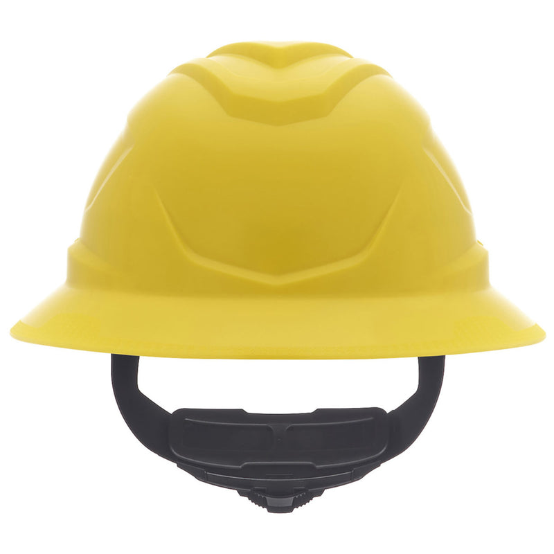 MSA V-Gard C1 Full Brim Hard Hat with Fas-Trac III Ratchet Suspension, view 2 of 15